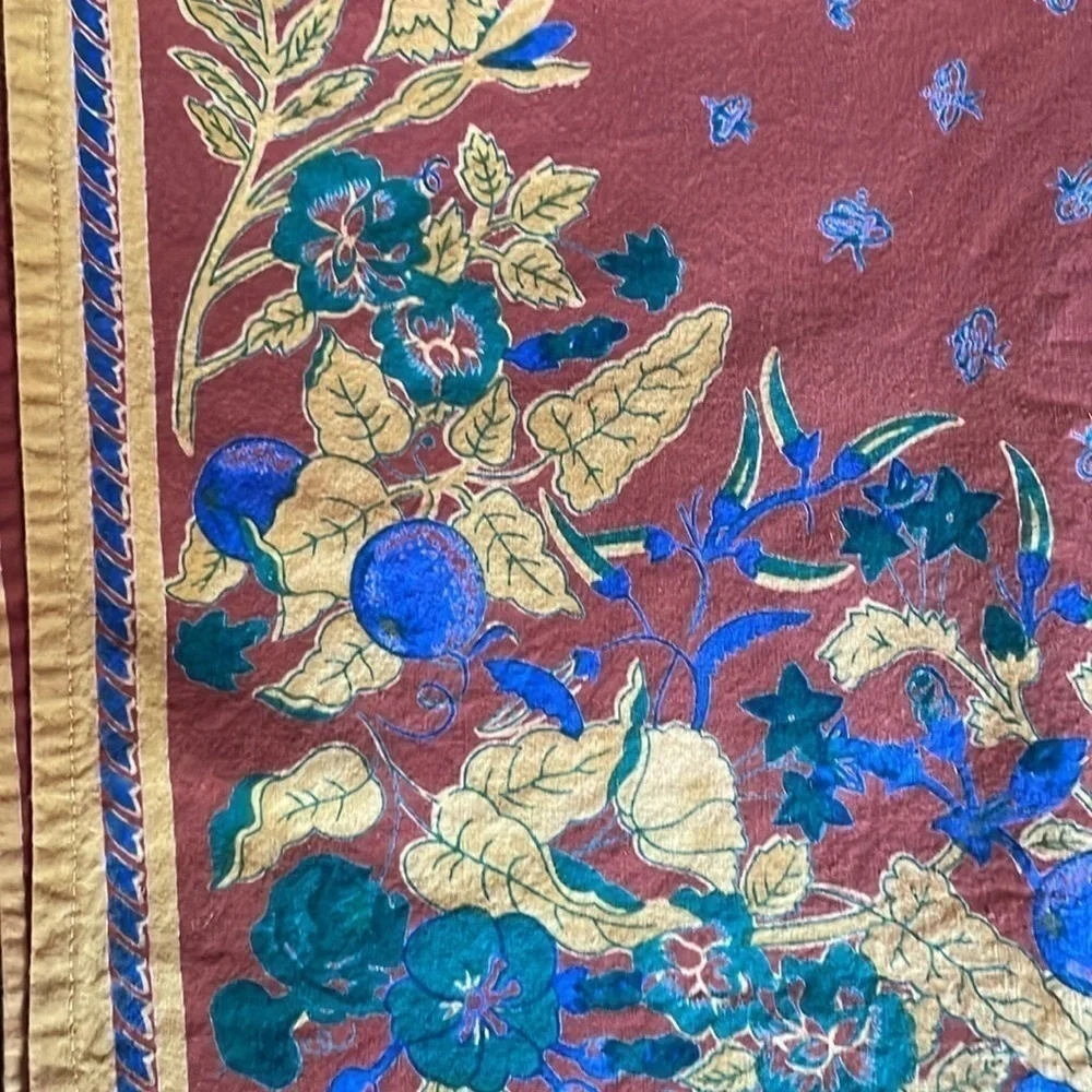 Vintage 90s Williams Sonoma Provençal Tablecloth